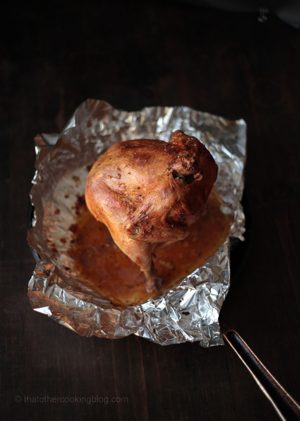 Beer Can Roasted Chicken